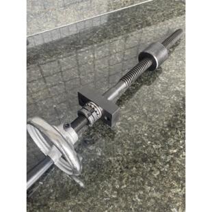 梯形丝杆螺母套装带手轮木工机械 T型丝杆 手摇丝杠传动 升降螺杆