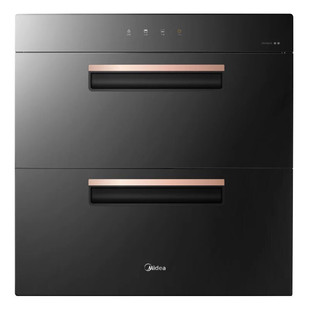 美的ZTD-QG210消毒柜嵌入式家用95L大容量二星高温灭菌双模