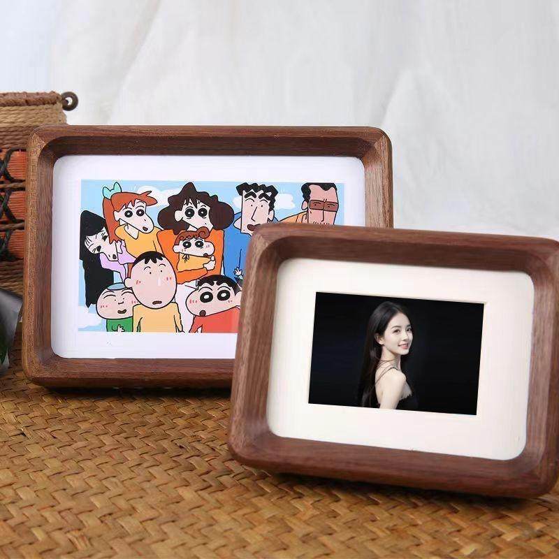实木相框摆台榫卯5寸6寸8寸质感装裱挂墙做成摆件打印洗照片相片,电子元器件市场,其它元器件,淘宝优惠券,粉丝福利购,淘宝优惠卷