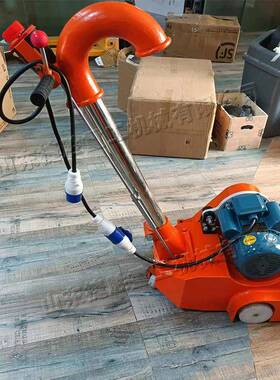 木地板打磨抛光机小型硅皮尤地面打磨机手推式体育场地砂光机