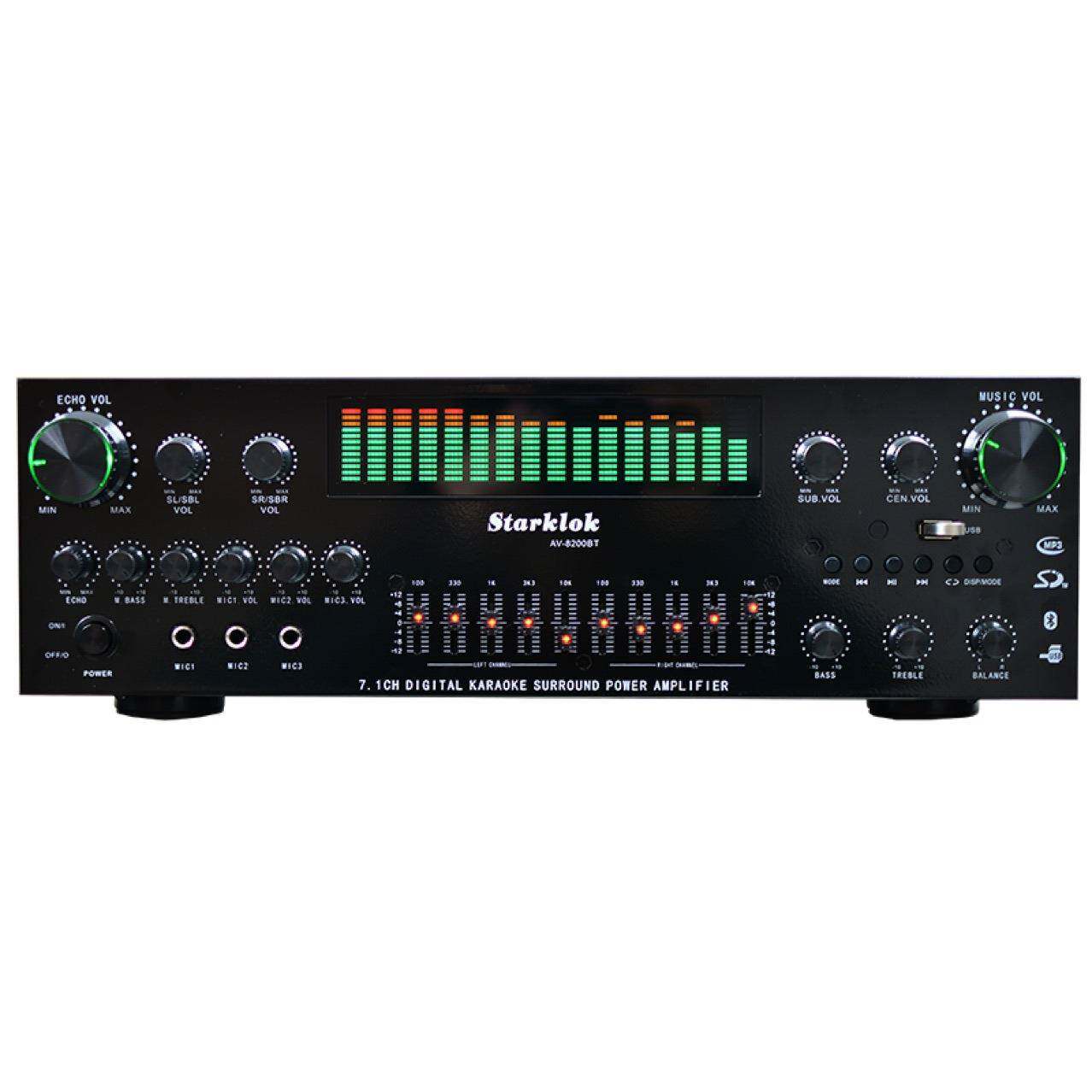 starklok/8200bt声道功放机家用大功率功放机KTV专业发烧重