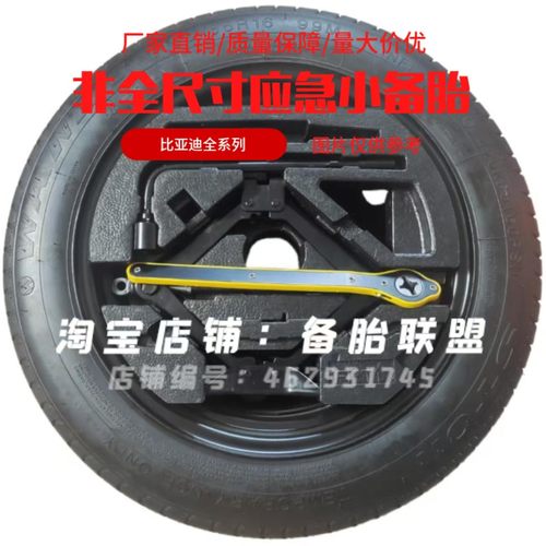 比亚迪海鸥 海豚 e2 e3 e7 e9 非全尺寸小备胎 专用应急胎
