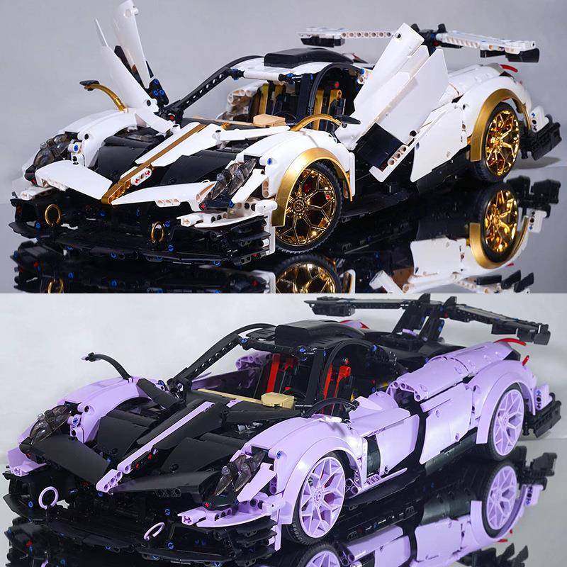 K盒子10252-B白色紫色帕加妮科技跑车男孩拼装小颗粒积木模型玩具,自行车/骑行装备/零配件,更多零件/配件,淘宝优惠券,粉丝福利购,淘宝优惠卷