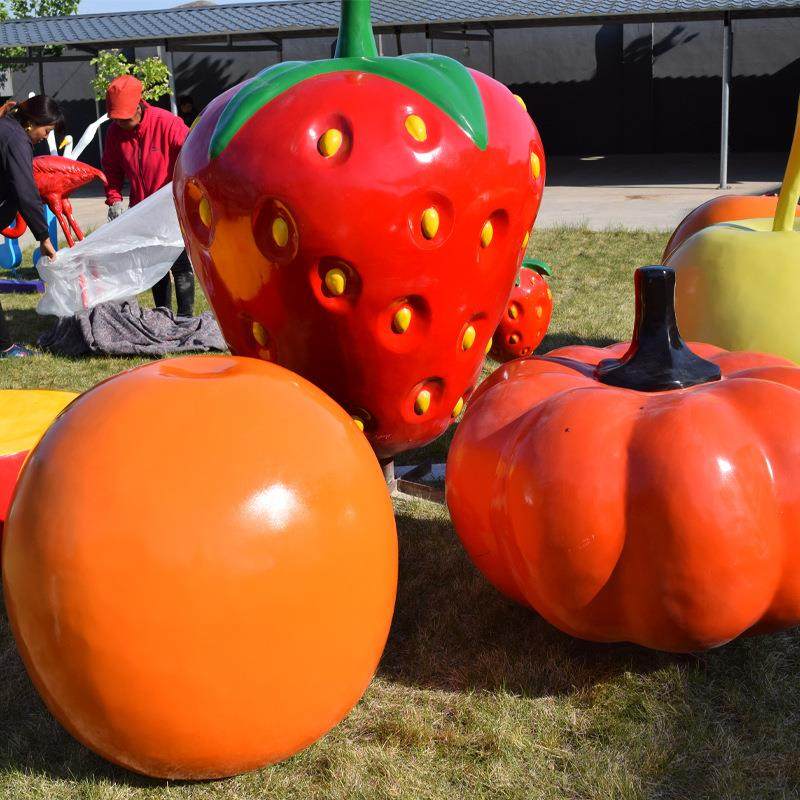 户外玻璃钢水果蔬菜雕塑创意仿真模型花园农林场庄园景观雕塑摆件,特色手工艺,其他特色工艺品,淘宝优惠券,粉丝福利购,淘宝优惠卷