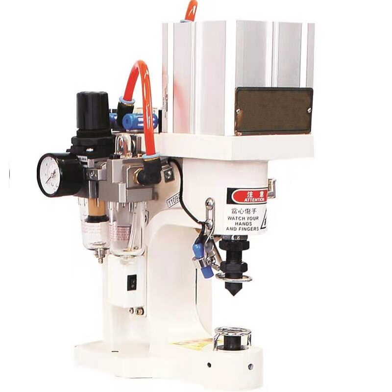 电磁打扣机1808A 气动鸡眼扣机 818防打手冲孔机sewing machine