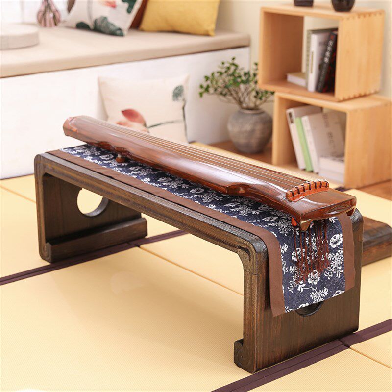 桐木古琴桌凳中式书桌榻榻米桌几案茶几古琴矮琴桌琴台实木国学桌