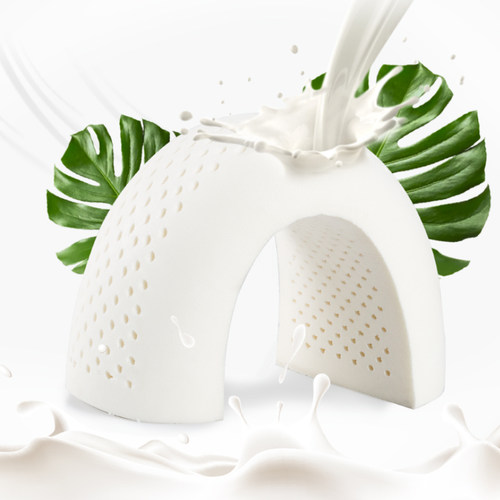 奥代尔乳胶半圆柱枕头护颈椎枕躺椅枕头垫腿枕护腰靠垫颈椎枕头