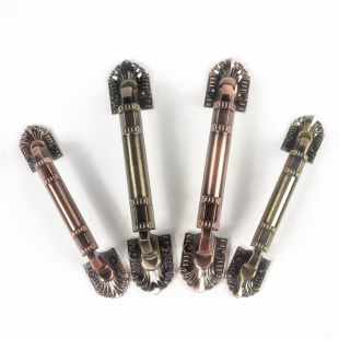 红古铜推拉门明装铁门木门拉手青古铜室内门卧室门把手不带锁老式