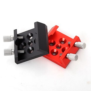 平底加高寻星镜底座燕尾槽鸠尾板1/4螺纹改装金属天文望远镜配件