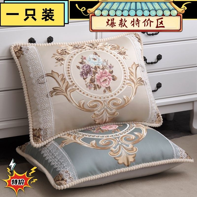 欧式长方形沙发抱枕靠垫腰靠套不含芯可拆洗M复古红木椅子凉椅腰