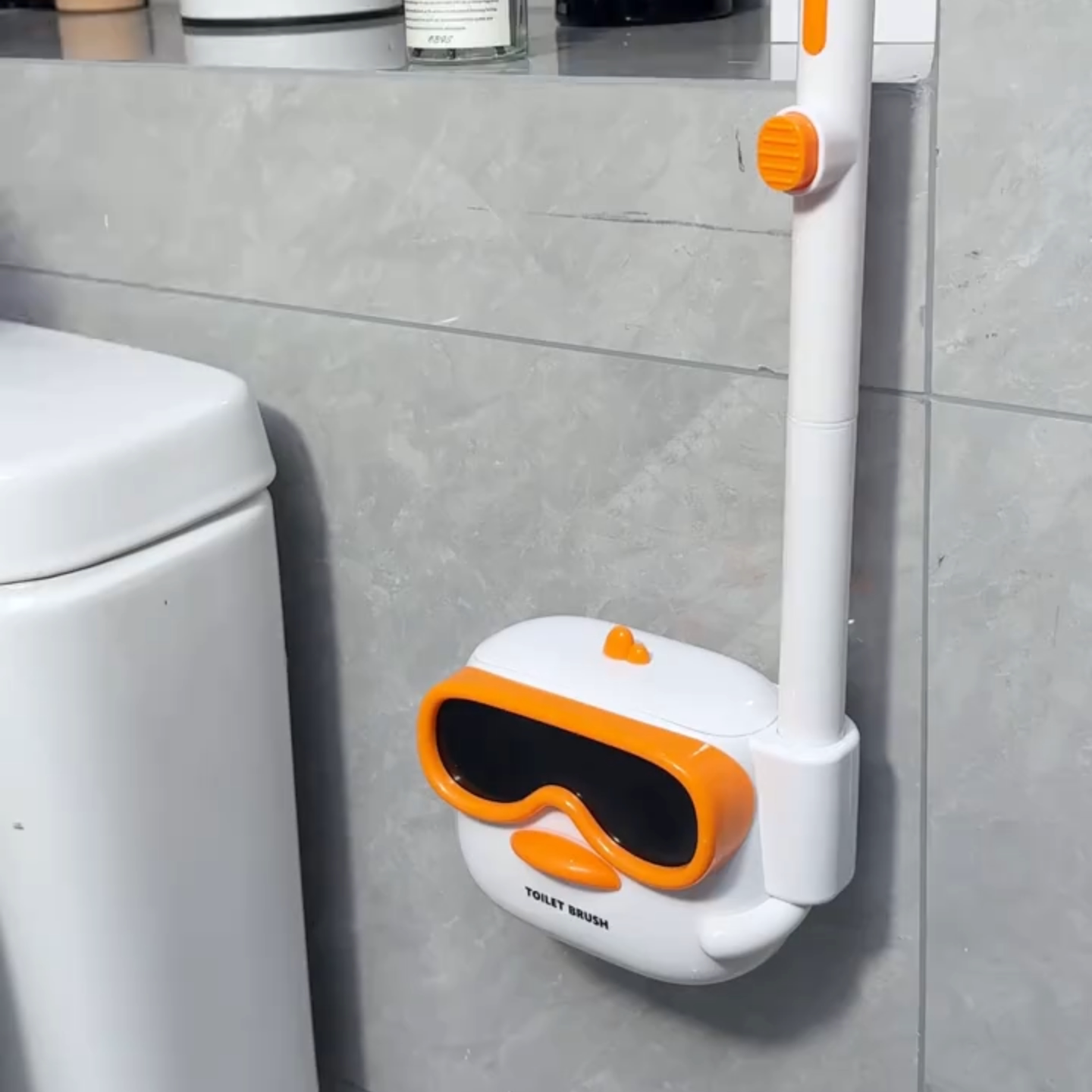 潜水鸭一次性马桶刷自动开合壁挂马桶清洁海绵刷自带清洁液马桶刷