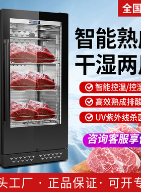 牛肉熟成柜冷藏展示柜餐厅商用改电压电源湿式鲜肉排酸柜环保节能