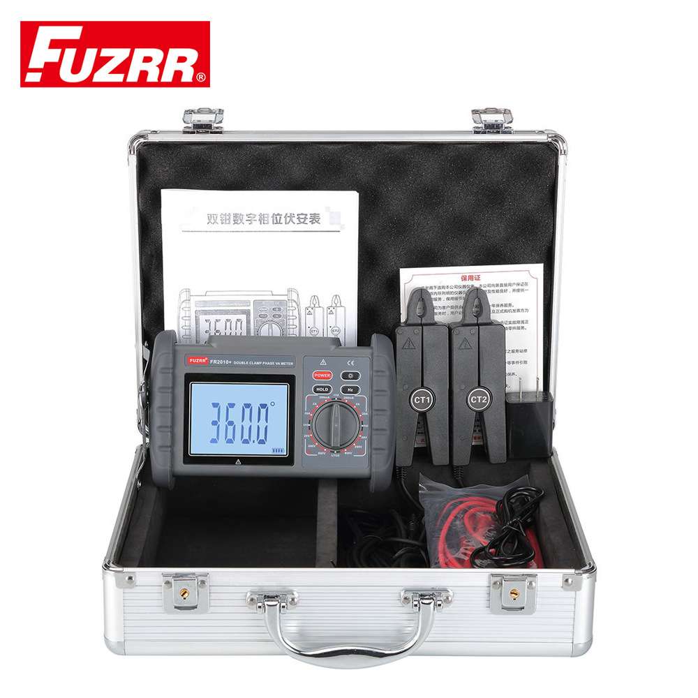 FUZRR征能FR2010+多功能双钳相位伏安表/相位伏安表