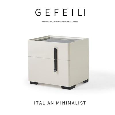 KGB160意式床头柜轻奢高级感油漆2024新款家用卧室主卧床边柜子简