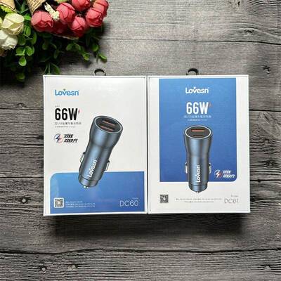 海韵DC60DC61车充双u金属66w全兼容闪充+20wpd协议闪充