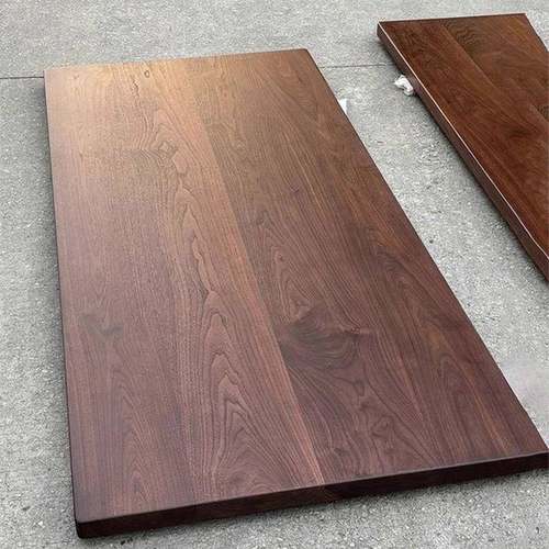 北美黑胡桃木板升降桌实木办公桌面白蜡木红橡木樱桃木餐桌吧台面