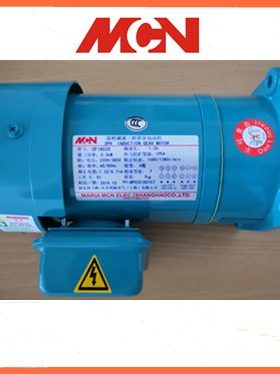 Minchuen齿轮减速法兰电机明春立式马达CF18020速比1:25三相电压
