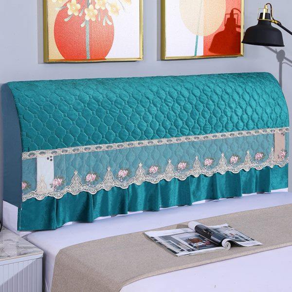 床头罩全包绒布夹棉防尘收纳新款通用型床头罩垫软包实木床头罩套,居家布艺,床头罩,淘宝优惠券,粉丝福利购,淘宝优惠卷