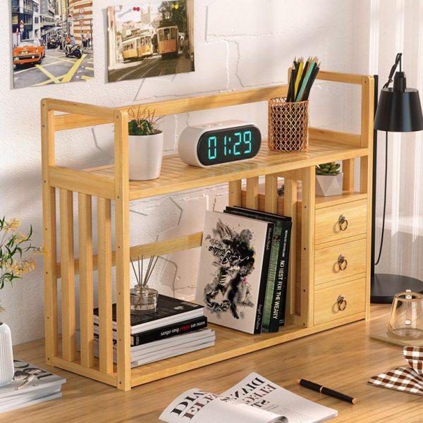 桌面书架桌上置物架家用收纳架学生书桌整理架多层简易书柜展示架,收纳整理,书桌收纳置物架,淘宝优惠券,粉丝福利购,淘宝优惠卷