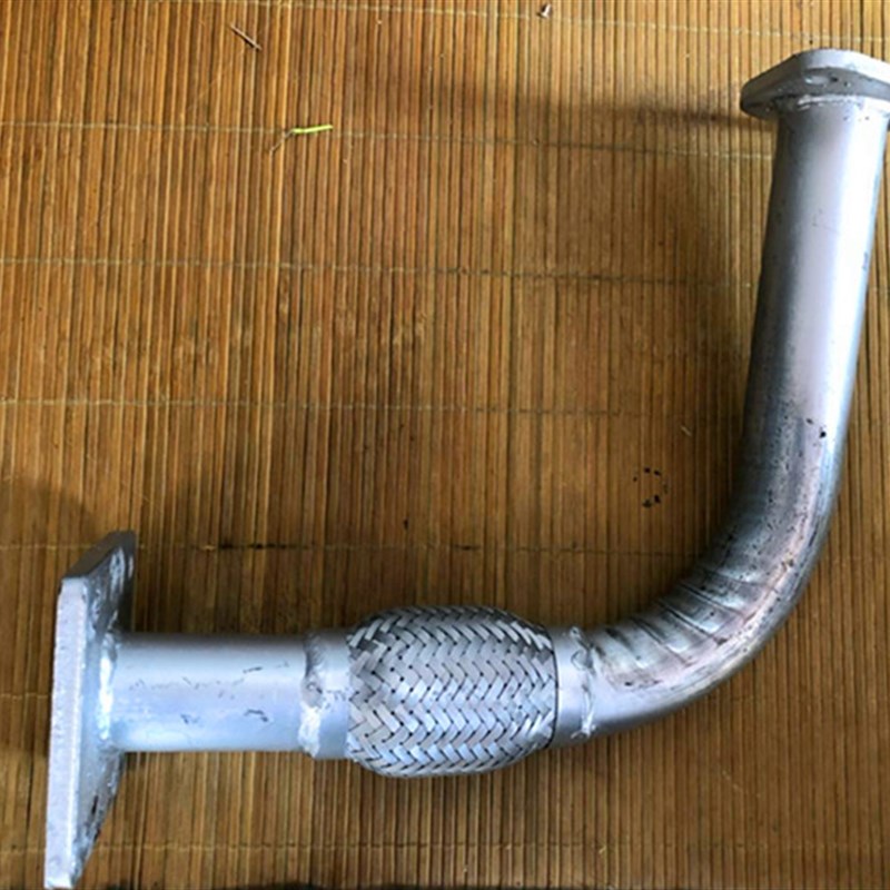 时风风菱D版国五车配件 时风风菱D发动机排气管前段 消声器前接管