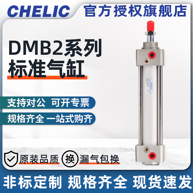CHELIC气立可DMB系列标准气缸DMB2 63*25/50/75/100/150/200/350