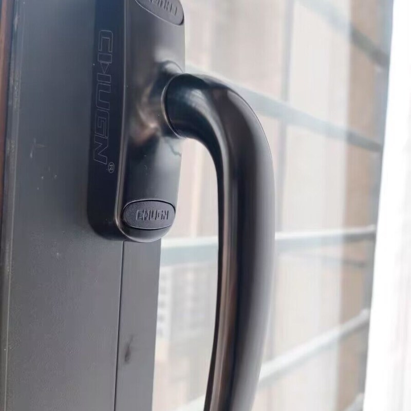 断桥铝合金门窗传j动执手 50平开阳台窗户联杆手柄 内外推拉把手