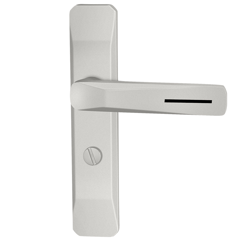 室内铝合金卫生间门锁无钥匙厨房浴室厕H所洗手间通用型门把手黑