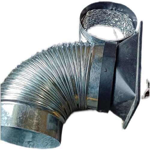 油烟机专用镀锌螺纹波纹弯头家用油烟机底座弯头弯管150 160 180