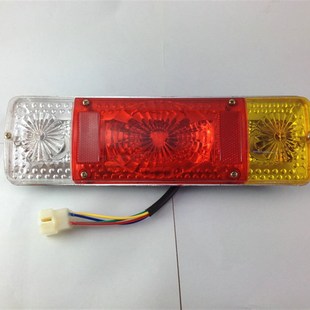 电动三轮车后尾灯插泡总成通用转向灯刹车灯行车灯12V48V60V70V