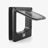 猫犬舍猫门 可控制出入方向宠物门 新款 宠物用品猫门猫洞旋转开关