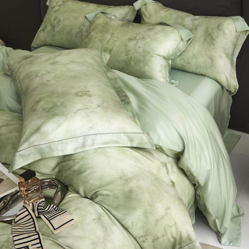 2024新款茧养兰精天丝四件套夏季冰丝凉感被套床单真丝滑裸睡床品