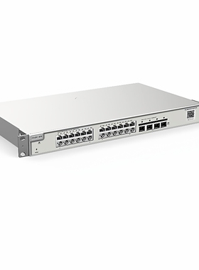 锐捷（Ruijie）二层网管交换机 24口千兆RG-NBS3200-24GT4XS 灰色