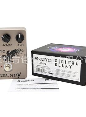 卓乐JOYO电吉他单块效果器JF-08DELAY数字延迟延时效果器