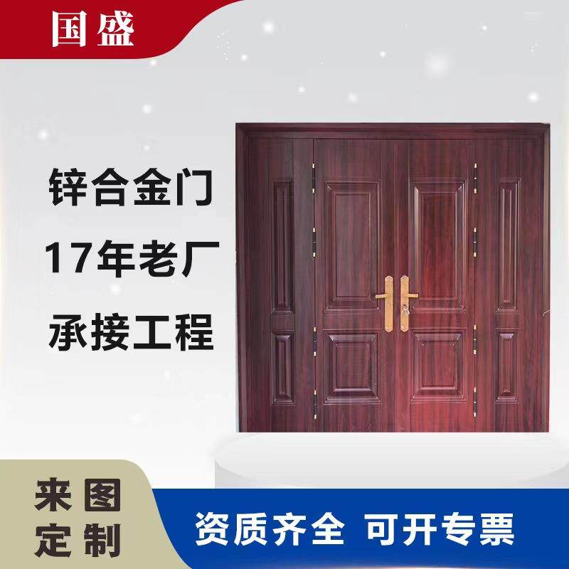 钢制工程门出租房自建房家用入户门转印喷塑防盗门