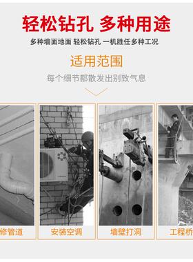 9P1E东森DS230GY新款无水封液油金刚石台式钻孔水钻机三级减速轻