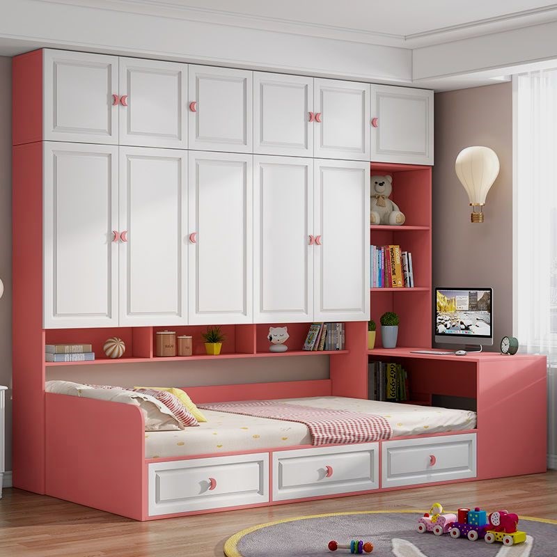 衣柜床一体定制榻榻米组合床多功能储物儿童床床头X衣柜家用床柜