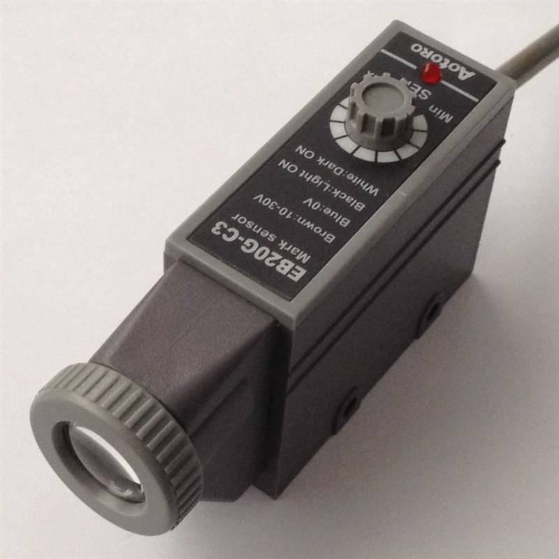 AOTORO色标传感器EB20G-C3替代KS-C2W/B/R绿光或红光标签标牌颜色