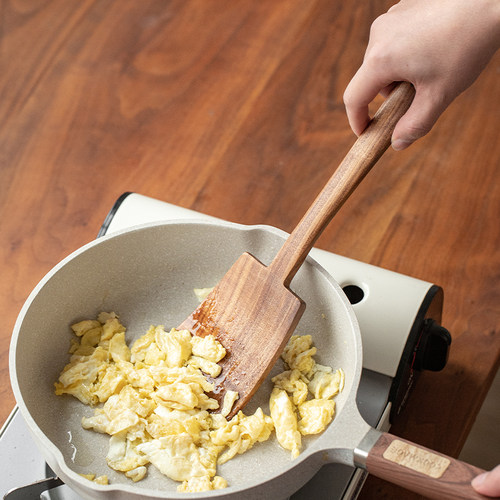 锅铲木质耐高温家用长把进口相思木铲不粘锅专用木头炒菜铲子厨具
