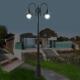 庭院灯3米别墅花园草坪灯小区路灯高杆灯室外防水户外灯景观超亮