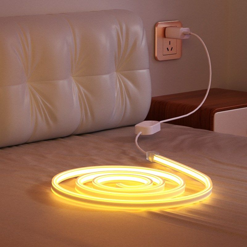 智能语音led灯带低压5v卧室床头氛围灯客厅电视背景墙自粘usb灯条