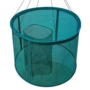 养鱼网箱养鱼箱存鱼漂浮暂养鱼护防逃网笼折叠装鱼笼育苗养殖网箱