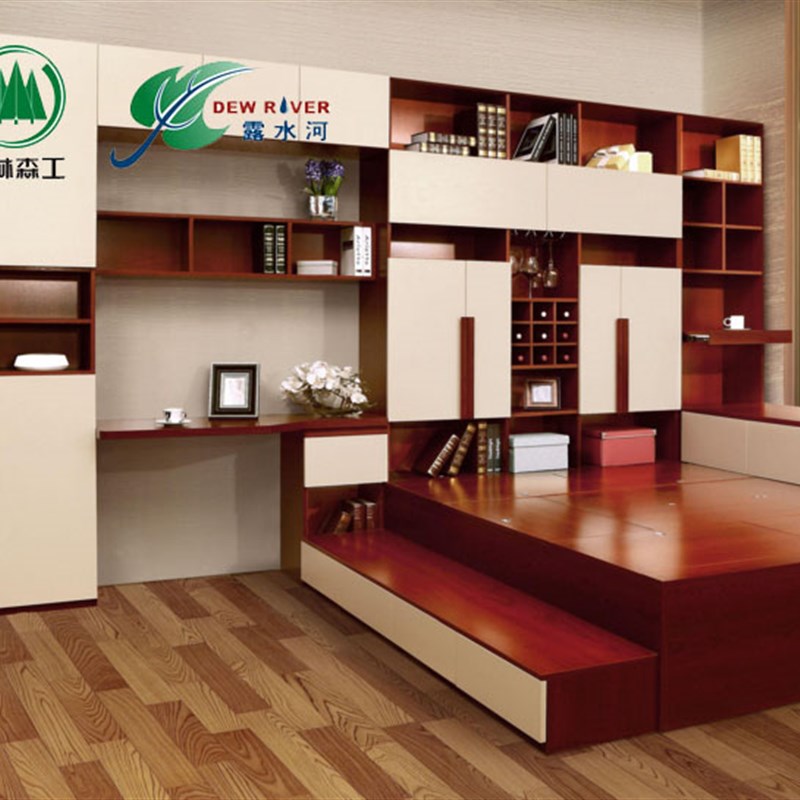 郑州露水河日式榻榻米定制实木全屋家具L定做简约榻榻米阳台茶几