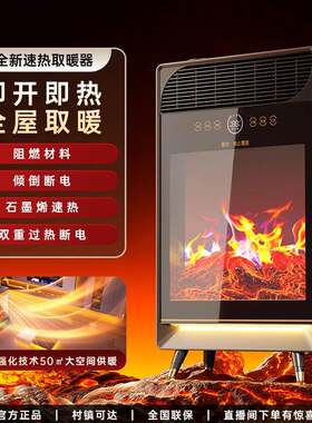 仿真电暖器火焰暖风机家用小型壁炉节能暖气炉台式取暖器