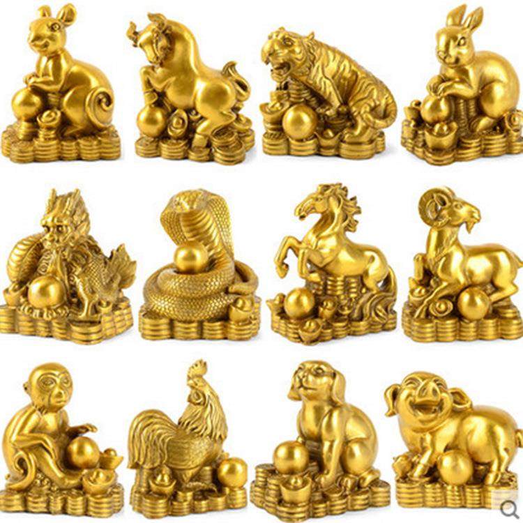 铜器十二生肖摆件古玩属鼠牛虎属兔龙蛇马羊猴鸡狗猪金属工艺品,金属材料及制品,金属加工件/五金加工件,淘宝优惠券,粉丝福利购,淘宝优惠卷