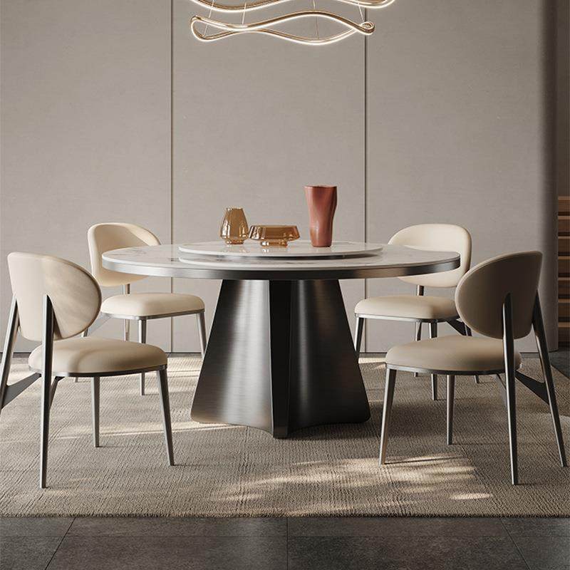 FG902轻奢意式岩板餐桌椅组合岩板圆餐桌现代简约大小户型餐,商业/办公家具,餐桌椅系列,淘宝优惠券,粉丝福利购,淘宝优惠卷