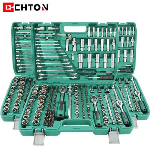 216件套铬钒钢多功能维修家用汽修棘轮扳手套筒组套PC组合工具套