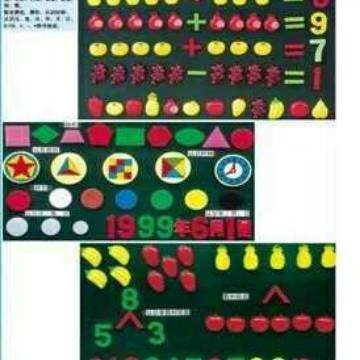 幼儿园磁性教具箱仿真水果计算磁性演示教具箱黑板磁性贴认知教具