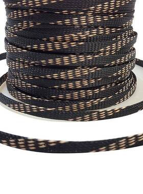 车载音响蛇皮网管电源线喇叭线套管改装4/6/8/1012MM线材保护网管