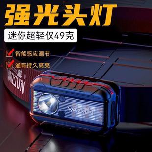 沃尔森TD01肩灯爆闪警示灯闪光灯夜跑安全肩膀夜间充电LED挂头灯