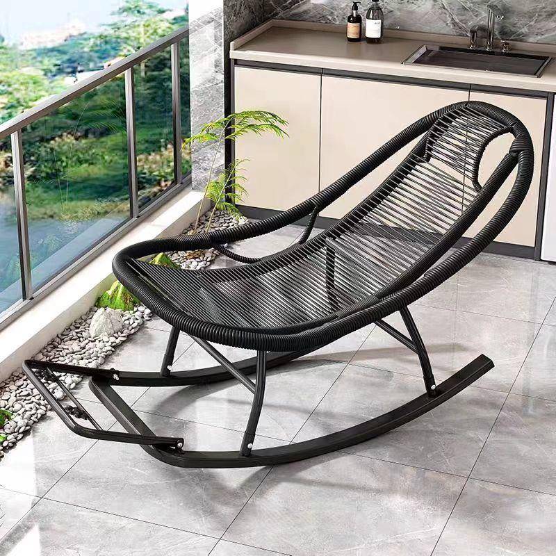 摇椅躺椅摇摇庭院逍遥阳台藤椅午睡藤编彩虹家用户外客厅休闲懒人